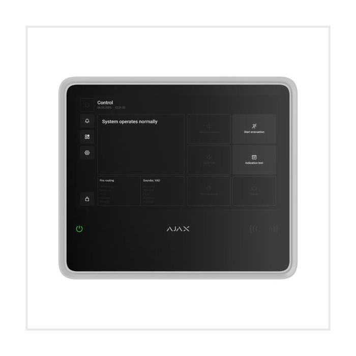 Ajax EN54 Fire Hub (8EU), 125732.315.WH