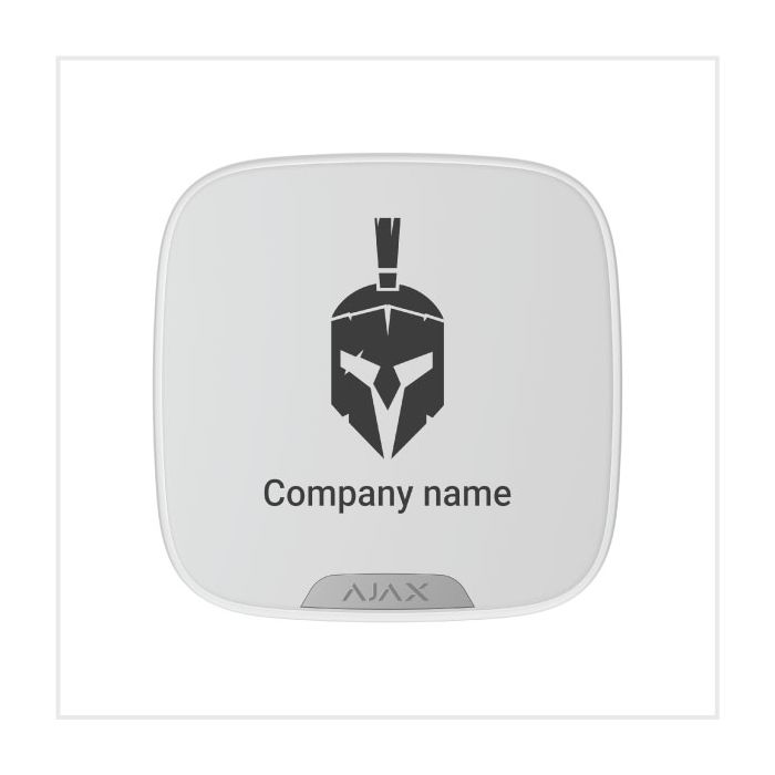 Ajax Brandplate for StreetSiren DoubleDeck (10pcs), 39279.63.WH