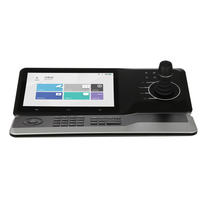 Dahua 10.1 inch touchscreen keyboard controller with Linux operating system., DHI-NKB5000-F