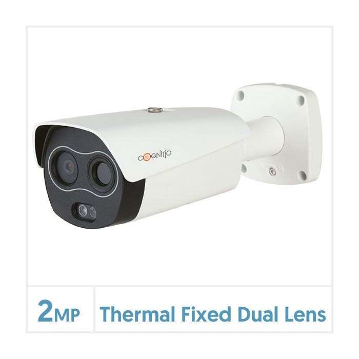 Cognitio 2MP Thermal Fixed Dual Lens Bullet Camera, COG-2MP-THERM-BUL