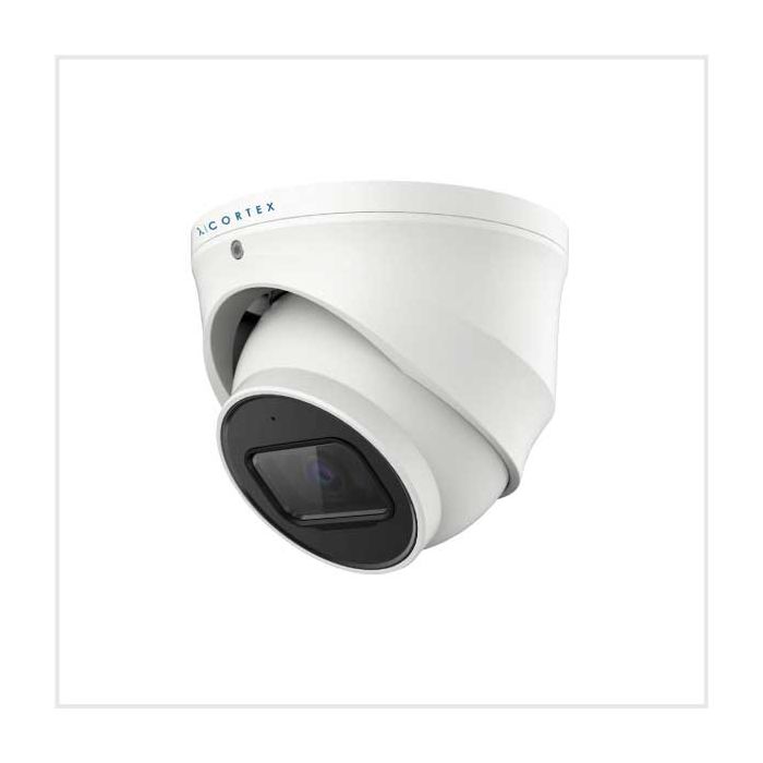 λ | Cortex 5MP Lite AI IR Fixed Lens Turret Camera (White), CTX-5MP-IPC-TUR-FW
