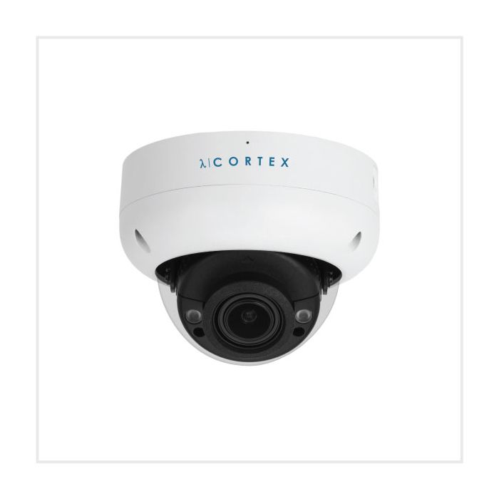 λ | Cortex 4K AI Motorised IR Vandal Dome Camera, CTX-8MP-IPC-VAN3-MW-V2