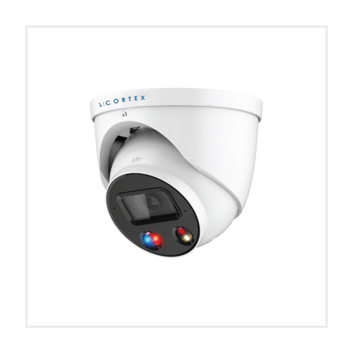λ | Cortex 5MP Active Deterrence Turret Camera, CTX5C-IP-AD-TUR-S3FW λ | Cortex 5MP Active Deterrence Turret Camera, CTX5C-IP-AD-TUR-S3FW
