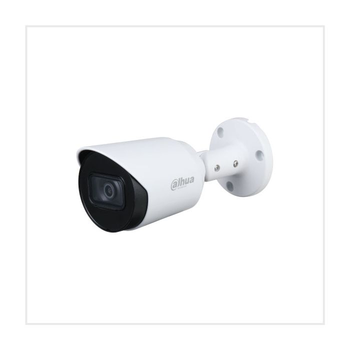 Dahua 5MP Starlight HDCVI IR Bullet Camera (White, Lite Series), DH-HAC-HFW1500TP-A-0280B-S2