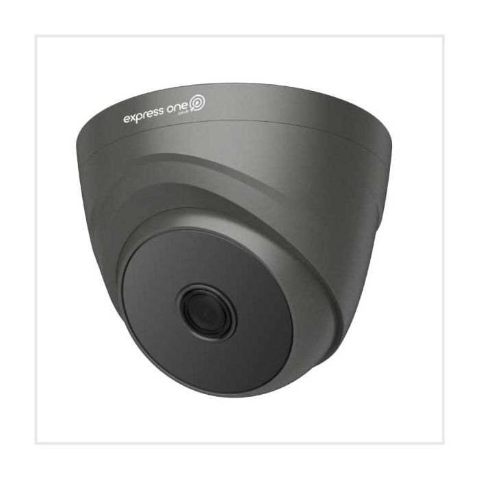 Express One 5MP Fixed Lens HDCVI IR Turret Camera (Grey), EXP-5MP-TUR-FG