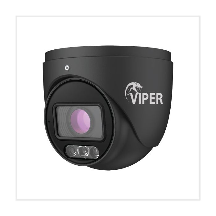 6MP Motorised Smart Dual-Illumination Turret Camera with People & Vehicle Detection (Grey Housing), MTURVIP-6IL-VG