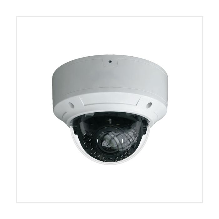 5MP Viper IP Anti Vandal CCTV Varifocal Motorised Lens Camera (White), MVANVIP-5-VW