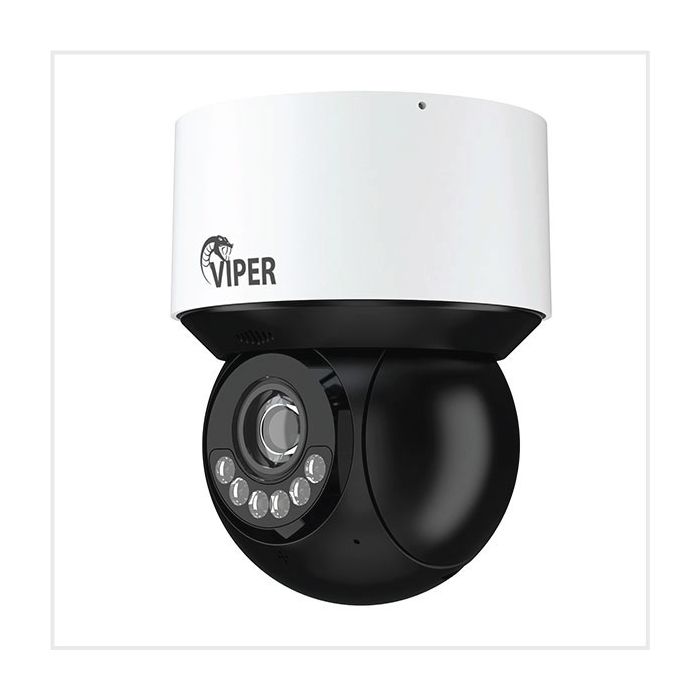 Viper 4MP Active Deterrent 4X Mini PTZ, PTZVIP-AD3-4X