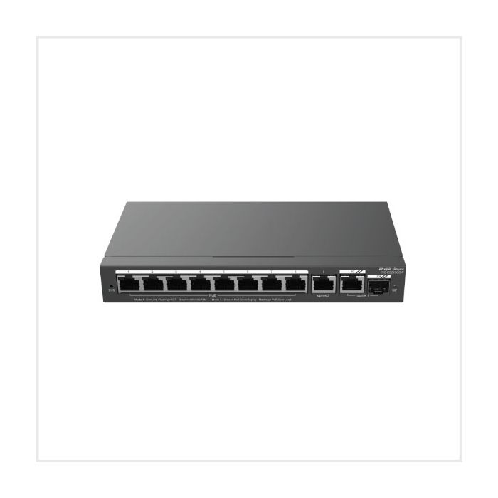 10-Port Gigabit Smart PoE Cloud-Managed Switch, RG-ES210GS-P 10-Port Gigabit Smart PoE Cloud-Managed Switch, RG-ES210GS-P