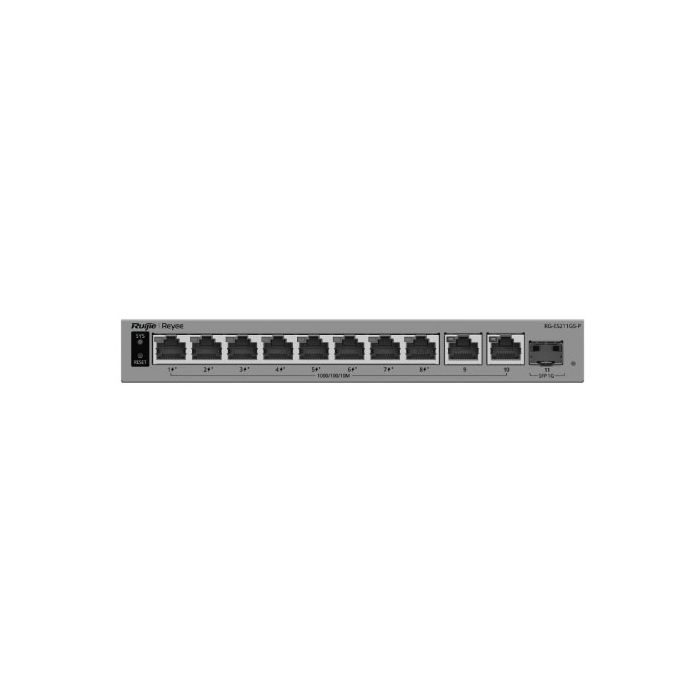 11-Port Gigabit Smart Cloud-Managed PoE Switch, RG-ES211GS-P