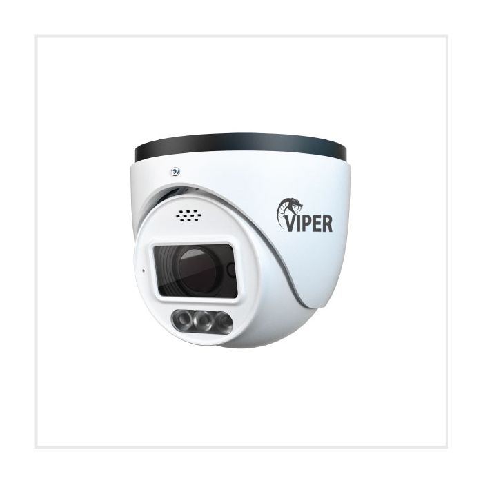 Viper 4K Dual Illumination AI Fixed Turret, TURVIP4K-AD2-FW