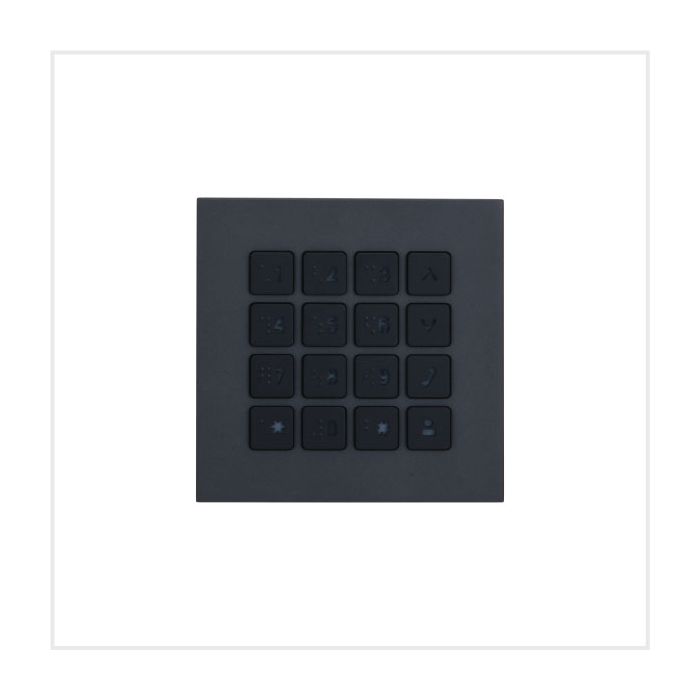 Dahua Touchless 0-CH IP55 IK07 Keypad Module, DHI-VTO4202FB-MK