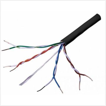 Connectix Cat5e UTP External Grade Solid Cable, Black - 305m reel, 001-003-004-30