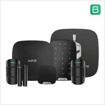 Ajax Kit 3 DD House with Keypad (Black), 23342.74.BL1