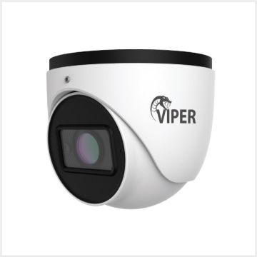 Viper 5MP HD Analogue IR Motorised Turret Camera (White Housing), TURVIP-5MP-HD2-MW