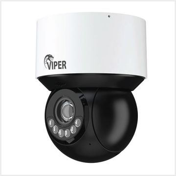 Viper 4MP Active Deterrent 4X Mini PTZ, PTZVIP-AD3-4X
