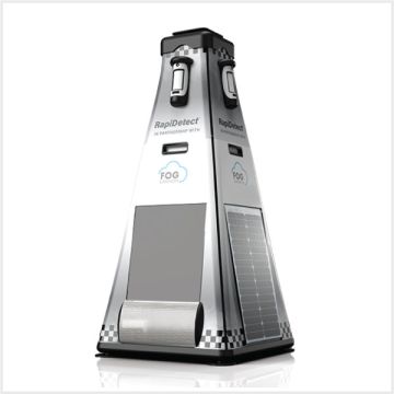 RapiDetect - Solar Power Ajax Rapid Deployable Tower with 360-Degree View (Fog Cannon), RAPIDETECT.41.PHOD-FOG