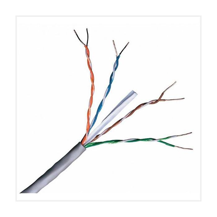 Connectix Cat6 UTP PVC Solid Cable, Grey - 305m Eca main product photo