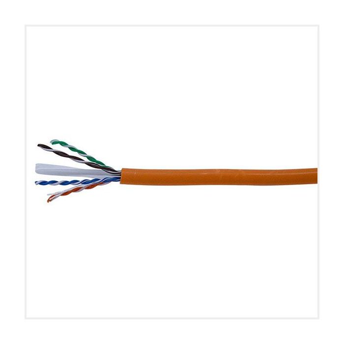 Connectix Cat6 UTP LSZH Solid Cable, Orange - 305m B2ca main product photo