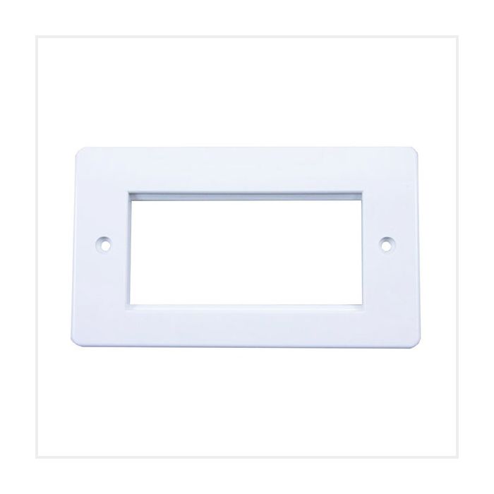 Connectix Dual Gang Office Euro Faceplate main product photo