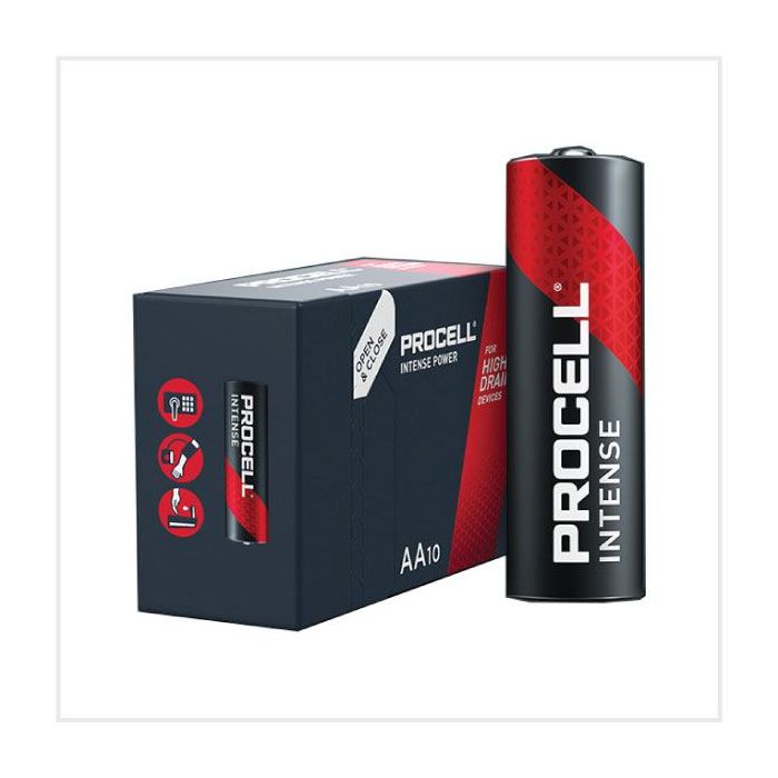 Procell Intense AA Battery, Pack of 10 main product photo