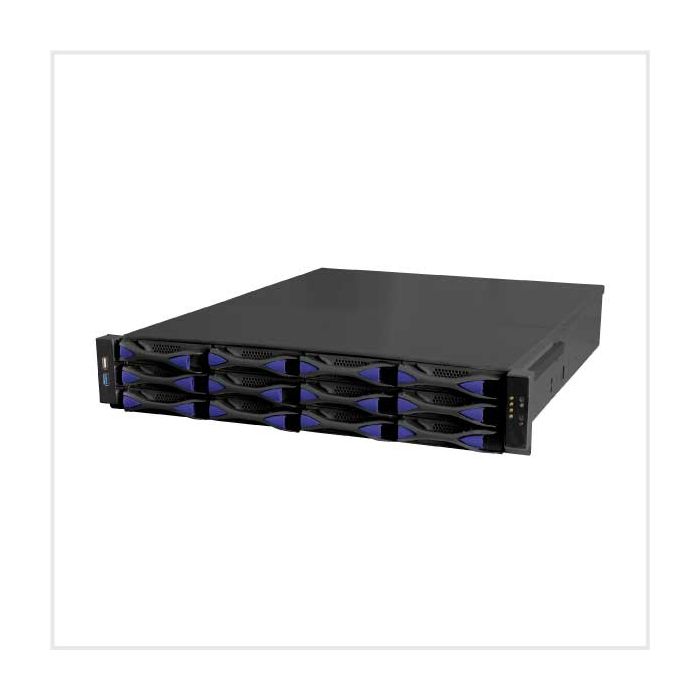 λ | Cortex 4K/8MP 16 Channel 2U NVR Hibernator with 16TB HDD main product photo