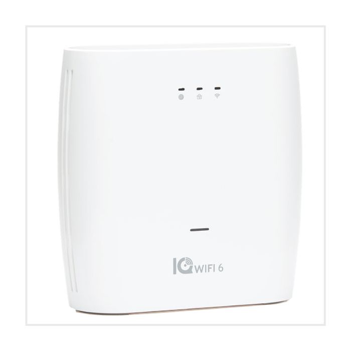 Qolsys IQ Wi-Fi 6 Router with UK plug main product photo
