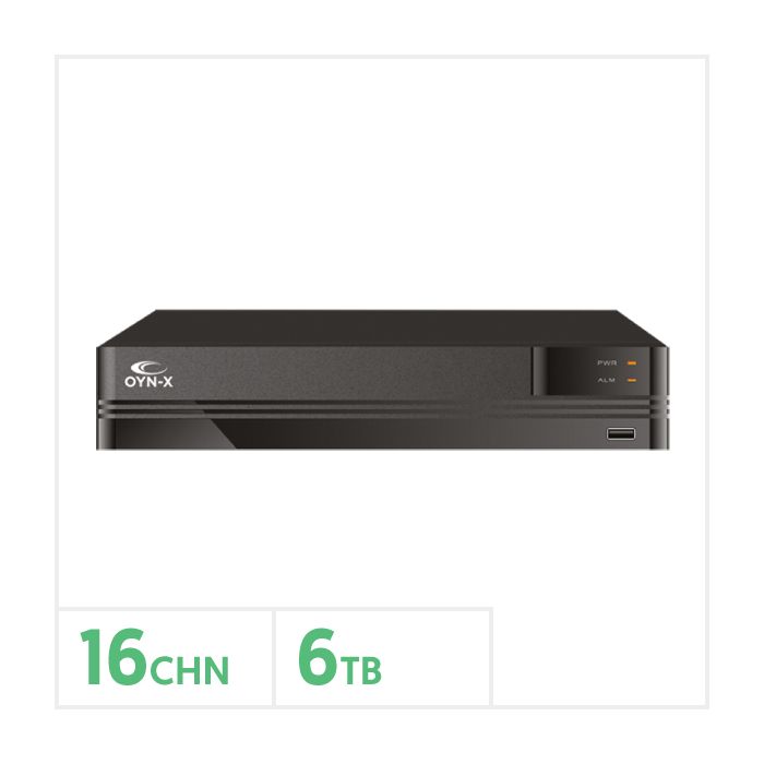 Kestrel 16 Channel 1080N Lite Hybrid Recorder with 6TB HDD main product photo