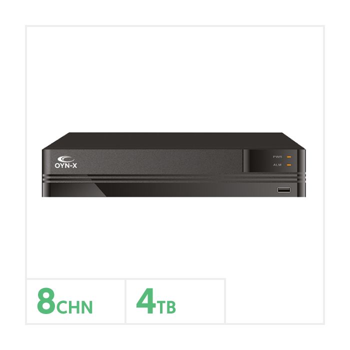 Kestrel 8 Channel 5MP Lite Hybrid Recorder with 4TB HDD main product photo