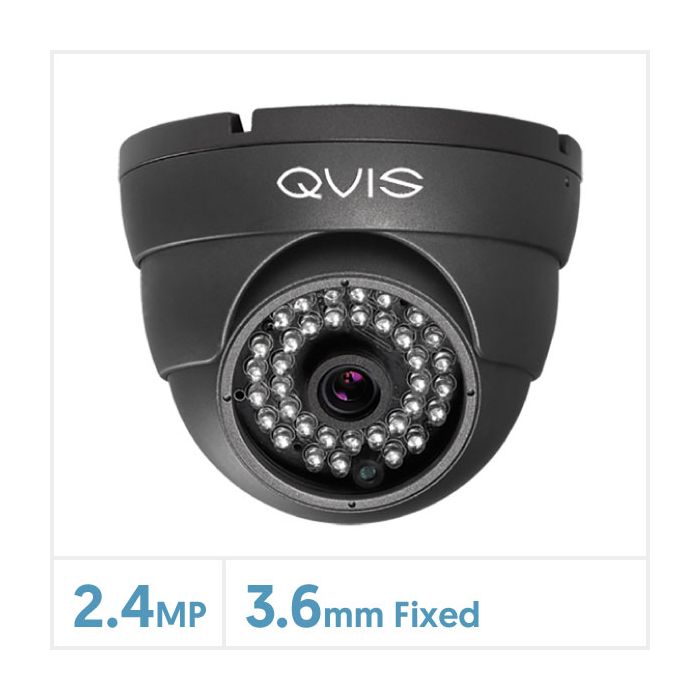 2.4MP Fixed Lens Eyeball Dome CCTV Camera with 36pcs IR main product photo