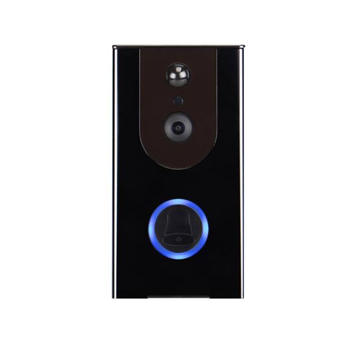 Smart Wi-Fi Video Doorbell (Black) main product photo