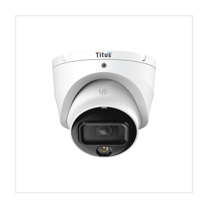 Titus 5MP Smart Dual Light HDCVI Fixed-focal Camera main product photo