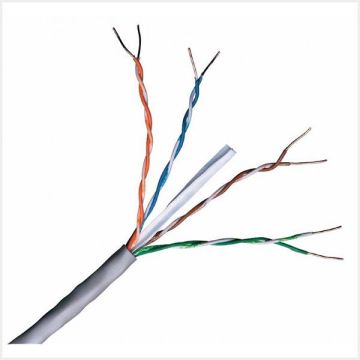 Connectix Cat6 UTP PVC Solid Cable, Grey - 305m Eca, 001-003-005-00S