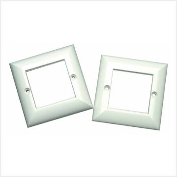 Connectix Single Gang Standard Elite Euro Faceplate, 008-001-003-50