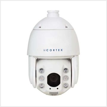 λ | Cortex 4MP 25x Starlight AI Active Deterrent PTZ Camera (White), CTX-4MP-IP-PTZ-AD-25