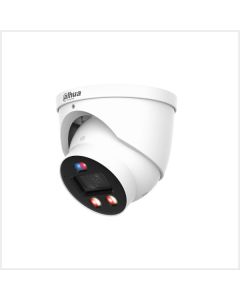 Dahua 6MP Smart Dual Light Active Deterrence Fixed-focal Eyeball WizSense TIOC Pro Network Camera, DH-IPC-HDW3649HP-AS-PV-0280B-PRO